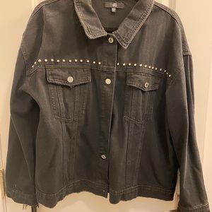 Fringed denim jacket